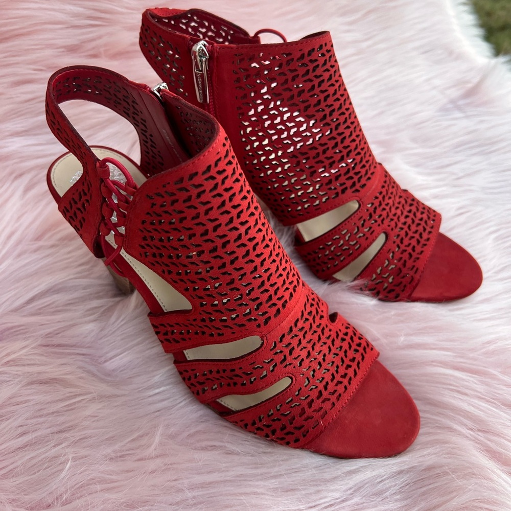 Vince Camuto Estes red heeled sandal